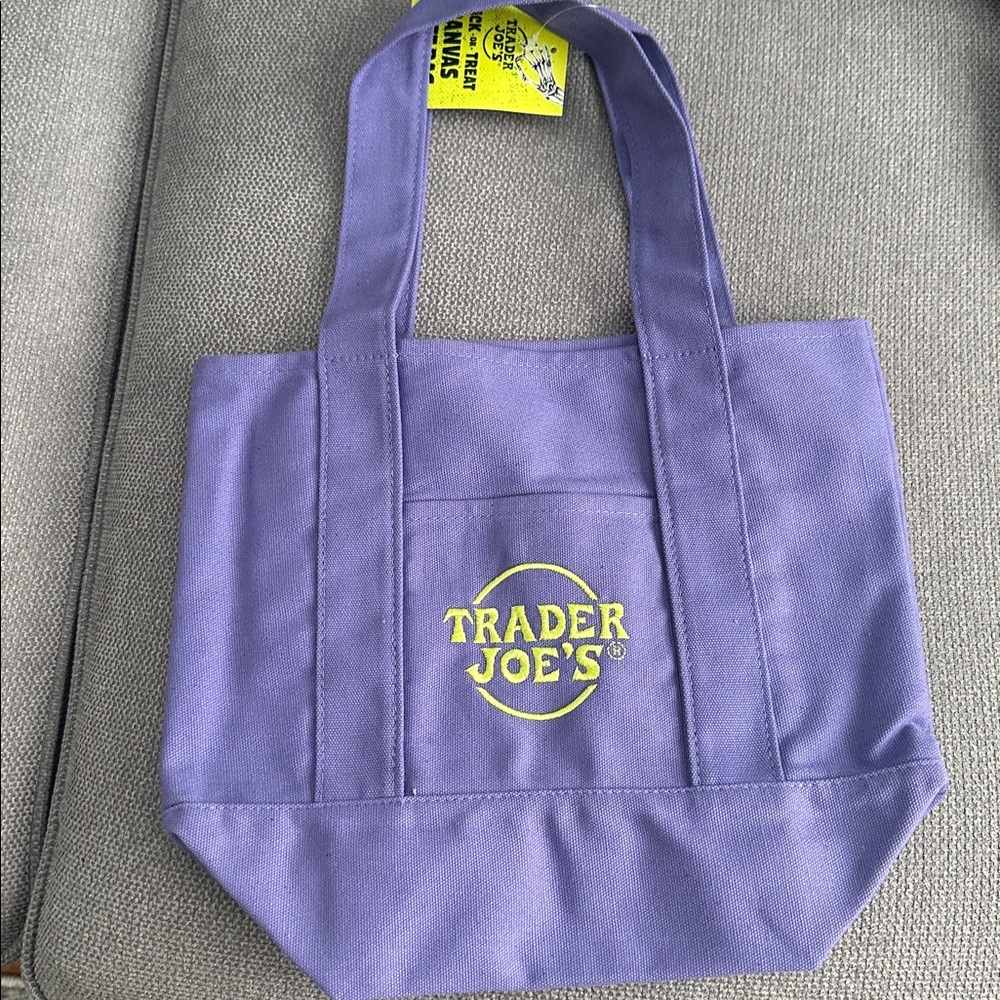 Trader Joe's Purple Tote Bag Limited Edition BNWT
